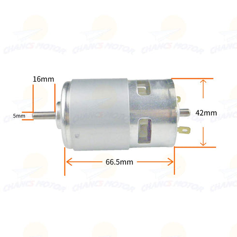 CHANCS High Power 775 DC Motor 12V/24V 4000RPM 8000RPM High Torque for DIY Parts
