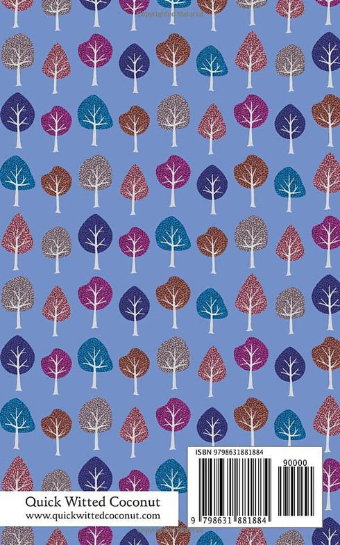 Trees Notebook - Ruled Pages - 5x8 - Premium: (Cerulean Edition) Fun notebook 96 ruled/lined pages (5x8 inches / 12.7x20.3cm / Junior Legal Pad / Nearly A5)