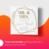 Set 7.25" 7.25" 25 Pack Square Greeting Cards - White Blank Half Fold Cards with Envelopes - Great for Holiday