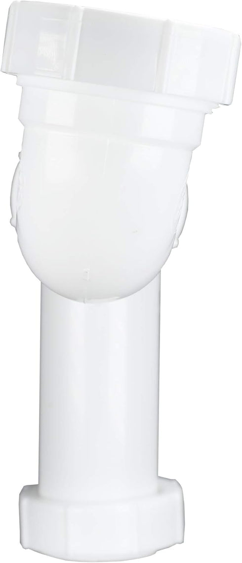 Danco 50974 Plastic Center Outlet Waste Drain Pipe, 1-1/2 in, White