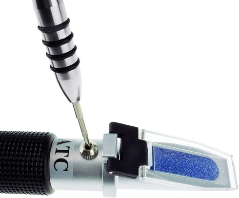 DANOPLUS Handheld Refractometer, 0~80% Ethyl with ATC for Liquor Making
