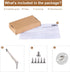 2 Pack 150N Toolbox | Gas Strut Spring Hinges for Heavy Lids to Keep Stay, Slow Down and Soft Close, Hydraulic Hinges