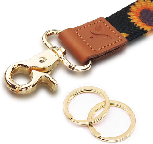 Yiflin Cute Wrist Lanyard for Keys, Wallet, ID Holder, Cell Phone, Wristlet Key Chain Holder for Women