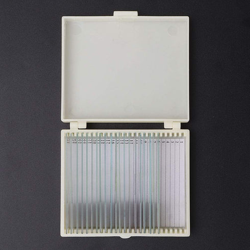 20 Prepared Microscope Slides of Biology, Science Education Microscope Sample Slides, Pathology Microbiological