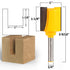 1-Inch 1-1/8-Inch 1/4-Inch 14020q YONICO Straight Router Bits Diameter X Height Shank