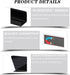 podafu 2 Pack 17 Inch 12 Lbs Super Magnetic Book Shelf Floating Bookshelves for RefrigeratorsWhiteboards and Folders