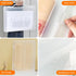 Marte Vanci Portable A4 File Box with Lid, Clear Plastic Storage Container with Handle for Photo Scrapbook Craft Art