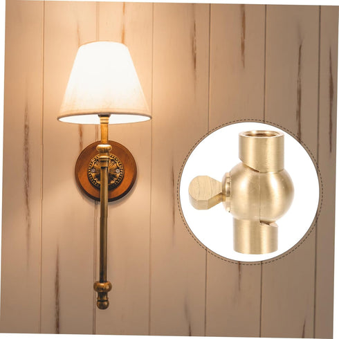 STOBOK Lamp Adapter for Wall Sconces and Pendant Lights Durable Canopy Converter with Flexible Swivel Design for Home