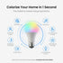 Broadlink FastCon Smart Bulb LB4E26, Color Changing with Music Sync, A19/E26/9W/800LM - 4 Pack
