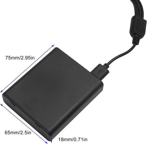 LUORNG 6 4 6V Universal Safe Emergency External Power Box Connector Universal Port AA Anti Theft Door Lock Spare