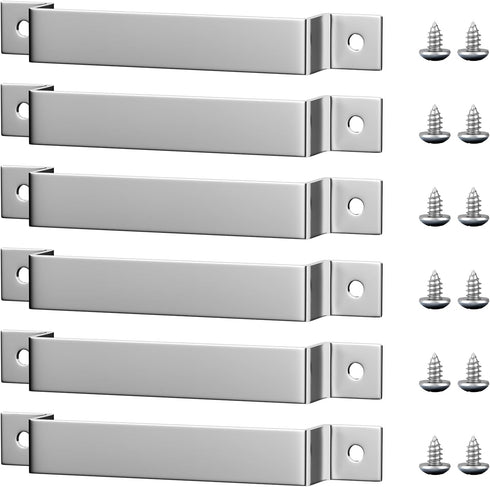 Tape Measure Clip Holder, Universal Tool with Screws, Stainless Steel Tool Hanger Storage Dock for Tape Measures and