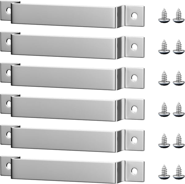Tape Measure Clip Holder, Universal Tool with Screws, Stainless Steel Tool Hanger Storage Dock for Tape Measures and