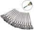 Mesee 45Pcs Steel Wire Brushes Wheels Set with 1/8" Shank for Rotary Tool Buffing Cleaning
