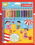 Stabilo Trio Thick Pencil, Set of 18, Multicolored (022509)