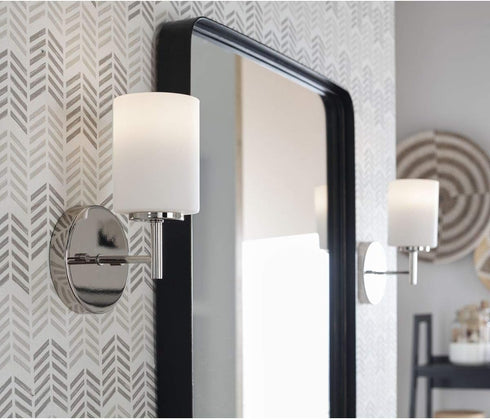 P2131-104 1-Light, Progress Lighting Replay Bath & Vanity, Polished Nickel