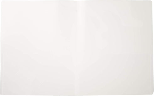 Filexec 2-Pocket Folder, Business Card Die-Cut, Translucent Clear, Pack of 12 (50116-31213)