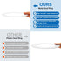 5" 7.48" 2 Pack PATIKIL ID OD Goof Rings for Recessed Light, Matte White Goof Metal Trim Ring Lighting Fixture