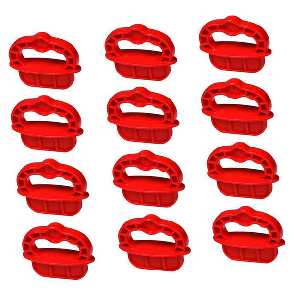 OSALADI 12pcs Decking Board Spacers, Plastic Decorative Nails for Deck Board Spacer Guide