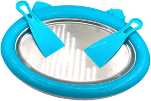 predolo Blue Ice Cream Maker for Homemade Rolled Desserts & Gelato