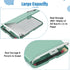 Hongri Plastic Clipboard with Storage - Heavy Duty Side Opening Clipboard with Slim Storage Box (Green)