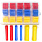 Butt Splice Crimp Connectors Kit, 120Pcs Assorted Insulated Electrical Connectors with Storage Box