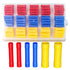 Butt Splice Crimp Connectors Kit, 120Pcs Assorted Insulated Electrical Connectors with Storage Box
