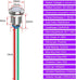 Gebildet 12mm(1/2 inch) 12mm 2 12V/24V/ 20mA Part(Pack 4) Bi-Color(Green&Red) Energy Saving Indicator Light, Color LED