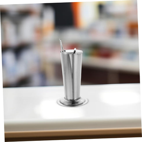 GLEAVI Stainless Steel Tweezers Holder Jar Storage for Salon Lab Tattoo Use Efficient Organizer for Tweezers Sterilizer