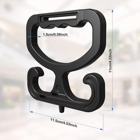 Grocery Bag Shopping Bag Holder, Each Handle Holds Up to 80lbs, 2 Pack Carrier Tool