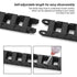 R18 Black Plastic Cable Wire Carrier Drag Chain, 10mm x 15mm, 1M Length for CNC with End Connectors