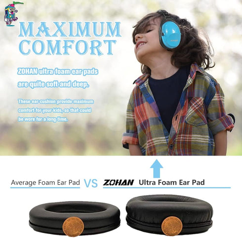 ZOHAN 030 Kids Noise Cancelling Headphones for Autism - Ear Protection for Kids