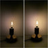 T6/T25 Bulb, E12 Dimmable, 25W (2W), 2700K 200LM, 6 Pack LED Edison Candelabra Base, Equivalent Warm White, Clear Glass