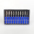 Airgoesin 10pcs HP Cutting Burs Drill Polisher, Tungsten Carbide, 2.35mm Shaft for Plaster Alloy Acrylic Cleaning