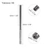 uxcell Hand Reamers, 3mm H8 Metric Reamer Drill Bit for Metal Wood Hole Reaming, Straight Flute High Speed Steel (HSS) Tool