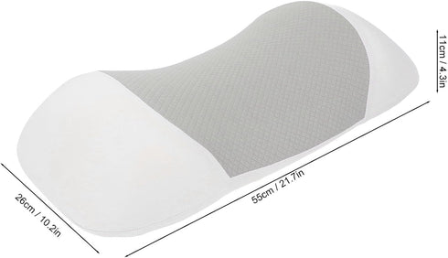 IGENBENFG Lumbar Support Pillow for Low Back Pain Relief, Ergonomic Memory Foam Back Support Cushion with Velveteen
