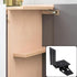 1 Set Joint Right Angle Shelf Bracket L Brackets for Bathroom Cabinet Heavy Duty Iron Corner Brace Shelf Supporter