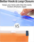 Sooez 24 Pack Clear Plastic Pencil Pouch, Poly Envelopes File Bag with Label Pocket for A6 Size Files
