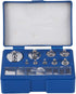 211.1g Weight Combination Set, 17Pcs 100g 50g 20g 10g 5g 2g 1g Precision Calibration Weight Set