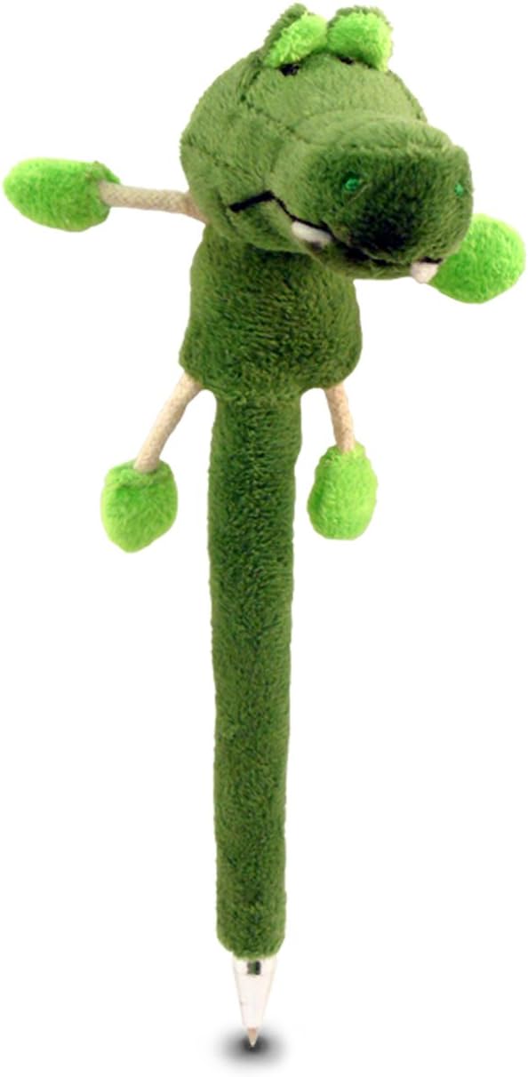 Puzzled DolliBu Green Alligator Plush Pen - Cute and Soft Wild Life