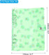 PATIKIL A5 Flower Clear Binder Cover, Soft PVC Loose Leaf Binder Protector with Snap Button Closure