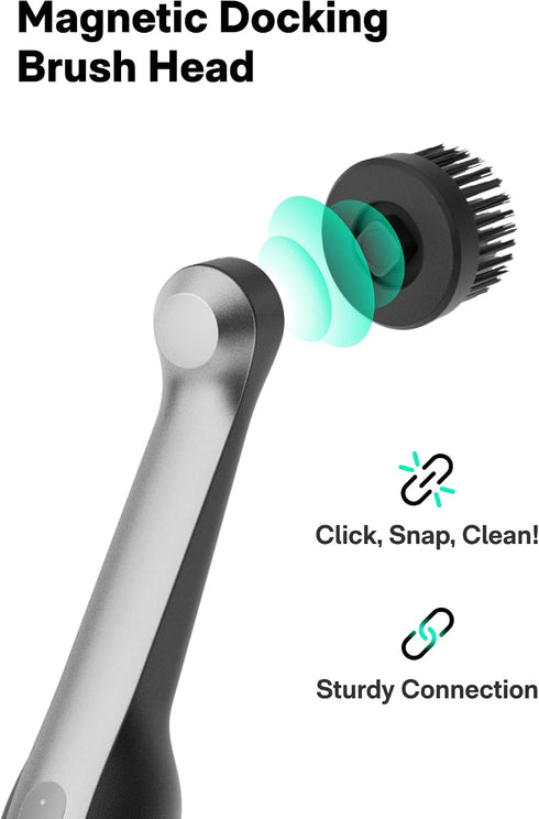 16 HOTO PCS Replacement Brush Heads for Wand Grout Brush, Suitable Electric Scrubber Only, Cordless Spin Scrubber