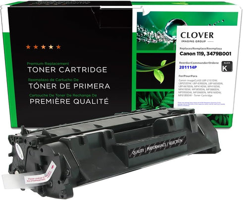Clover Remanufactured Toner Cartridge Replacement for Canon 3479B001 (119) - Black