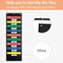 Opret 10 Pockets Storage Pocket Chart, Hanging Wall File Organizer for Classroom, Office, School Mailbox Organizer