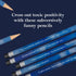 Chronicle Books Disappointing Affirmations Pencils