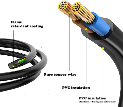 4 Wire Waterproof Connector - 4 Pin Male Female Plug LED Connector with 16AWG IP68 20CM Extension Cable for Car, Boat,