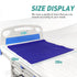 Tubular Slide Sheet for Patient Transfer, 28"x28" Blue Sliding Draw Sheets for Elderly, Hospital Bed, Home Care