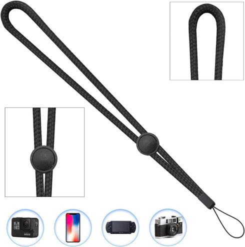 YOUOWO Adjustable Wrist Lanyard for Flashlight Wallet USB Flash Drive, 6 PACK Hand Strap for Cell Phone Charms Key ID