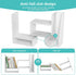 Desktop File Organizer Desk Organizer Shelf - White Office Organization Shelves for Top of Desk Organizers