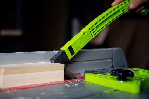 BOW Products PushPRO PP1 - Push Stick for Table Saws, EVA Tipped Push Block for Improved Grip and Safety
