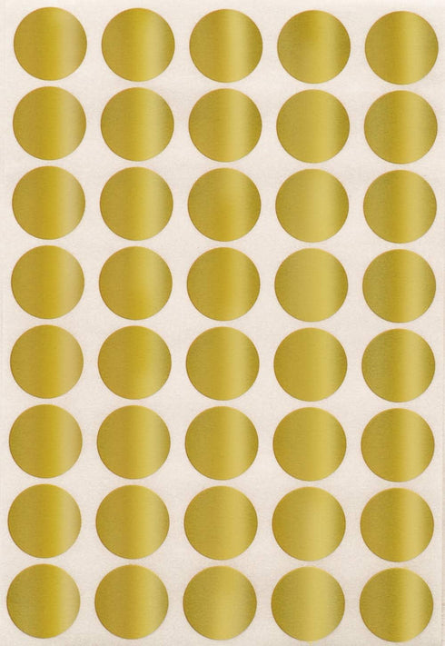 Royal Green Gold Sealing Sticker Round 3/4" inch - 600 Pack Holiday Envelope Seals